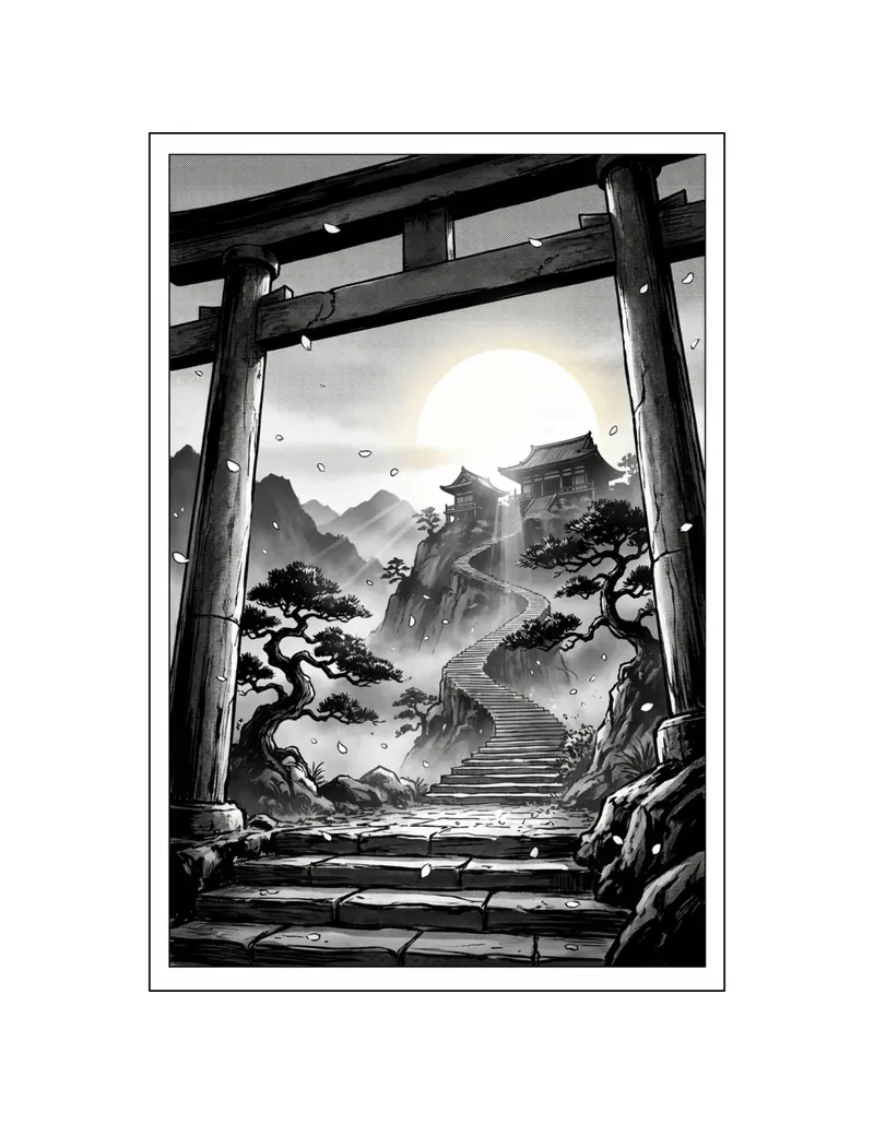 Interior page: the opening panel of the story.